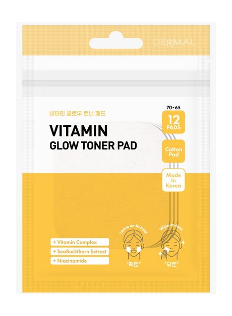 Dermal Vitamin Glow Toner Pad