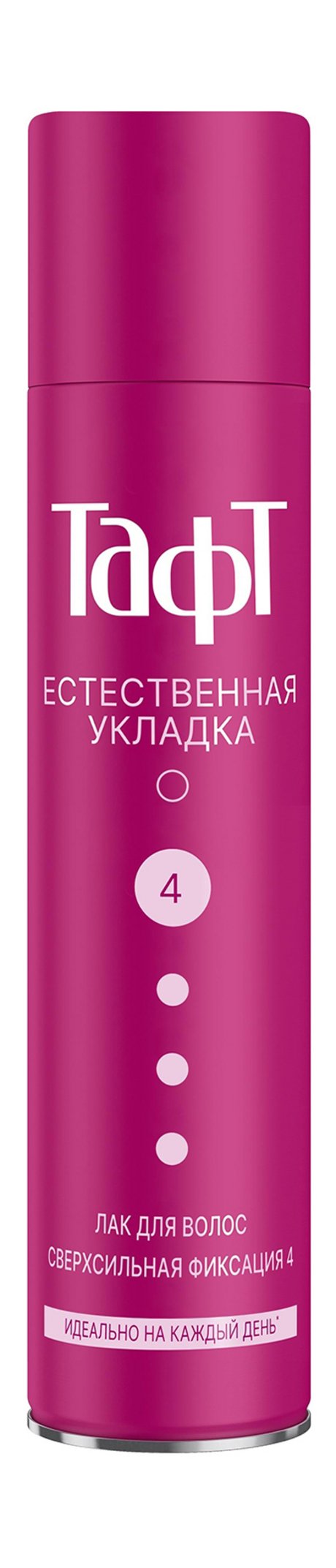 Тафт Естественная укладка Лак для волос Сверхсильная фиксация 4