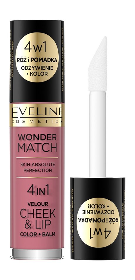 Eveline Wonder Match 4-in-1 Velour Cheek & Lip Color Balm — цена и наличие Eveline Wonder Match 4-in-1 Velour Cheek & Lip Color Balm