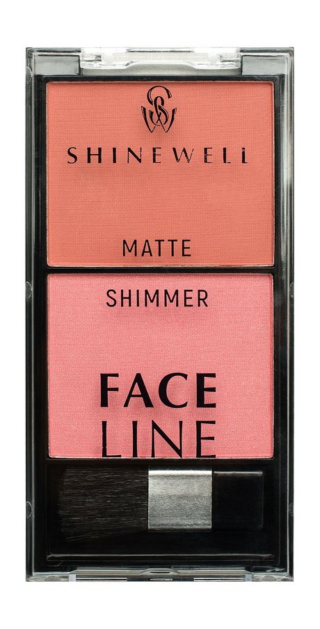 Shinewell Face Line Matte Shimmer Blush