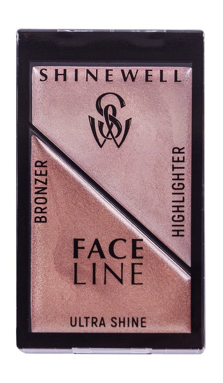 Shinewell Face Line Ultra Shine Bronzer Highlighter