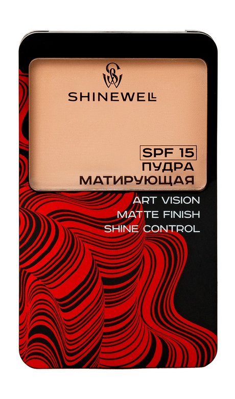 Shinewell Art Vision Matte Finish Shine Control SPF 15 Powder — цена и наличие Shinewell Art Vision Matte Finish Shine Control SPF 15 Powder