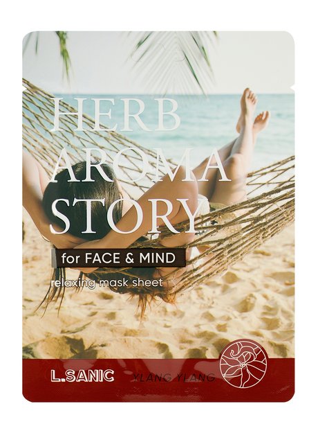 L.Sanic Herb Aroma Story Relaxing Mask Sheet Ylang Ylang