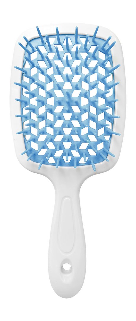 Lei Расческа массажная Продувная Неоново-голубая