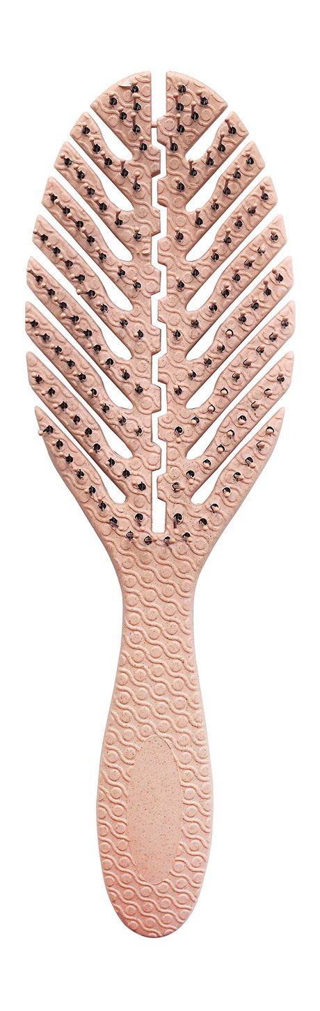 Lei Расческа массажная Продувная Подвижная Персиковая