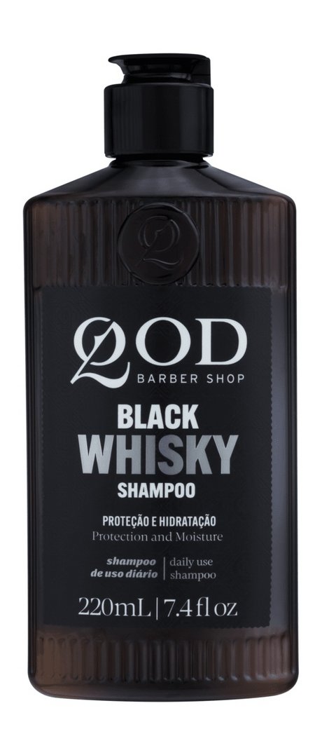 QOD Barber Shop Black Whiskey Shampoo