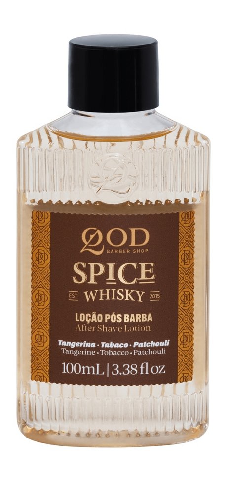 QOD Barber Shop After Shave Lotion Spice Whisky