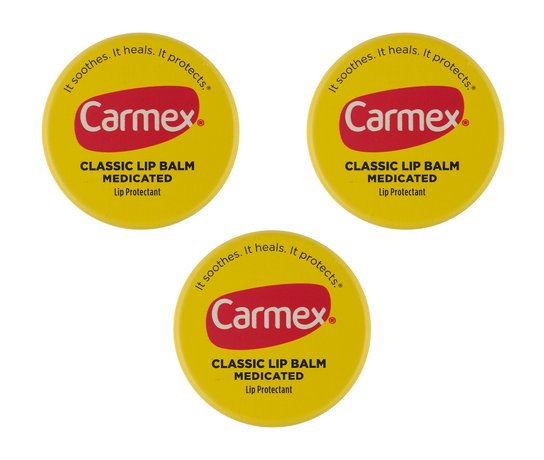Carmex Medicated Classic Lip Balm Jar Pack
