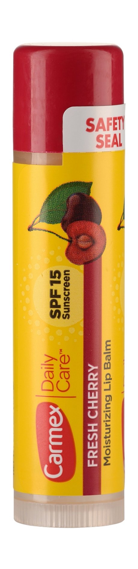 Carmex Daily Care Fresh Cherry Moisturizing Lip Balm Stick SPF 15