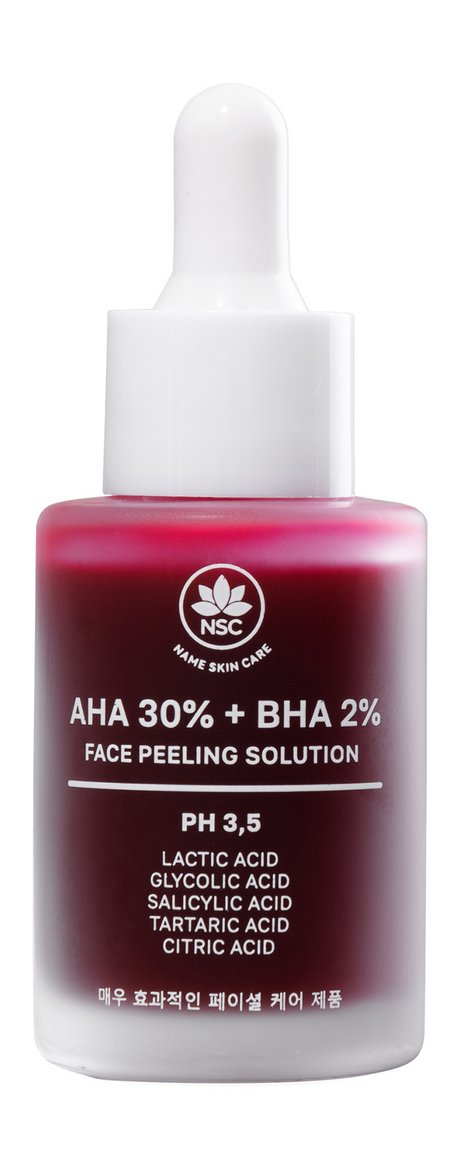 NSC Name Skin Care AHA 30% + BHA 2% Face Peeling Solution