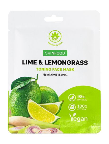 NSC Name Skin Care Skinfood Lime & Lemongrass Toning Face Mask