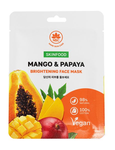 NSC Name Skin Care Skinfood Mango & Papaya Brightening Face Mask