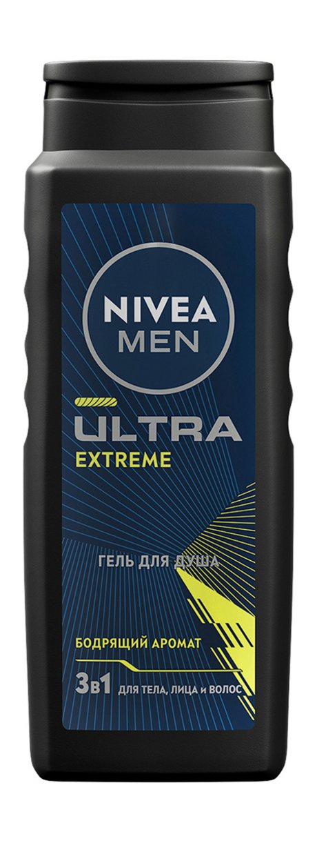 Nivea Men Ultra Extreme 3-в-1 Гель для душа