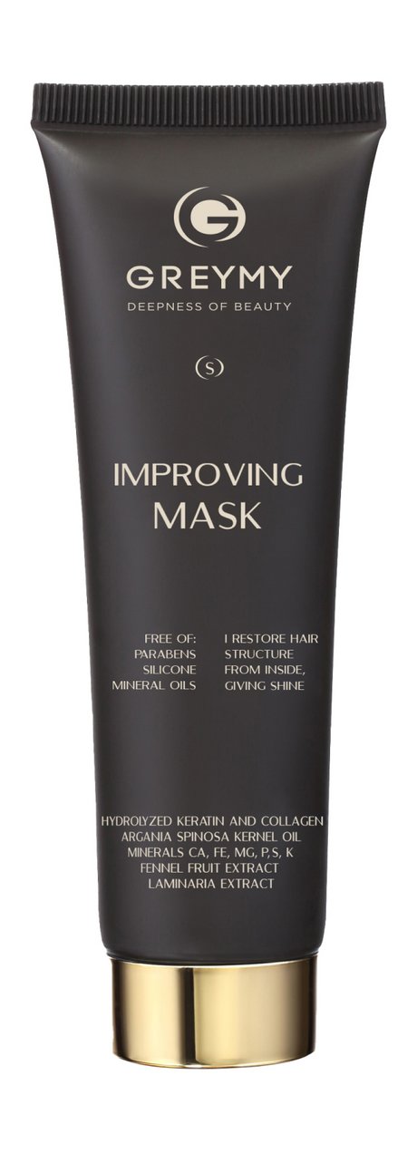 Восстанавливающая питательная маска для поврежденных волос Greymy Improving Mask