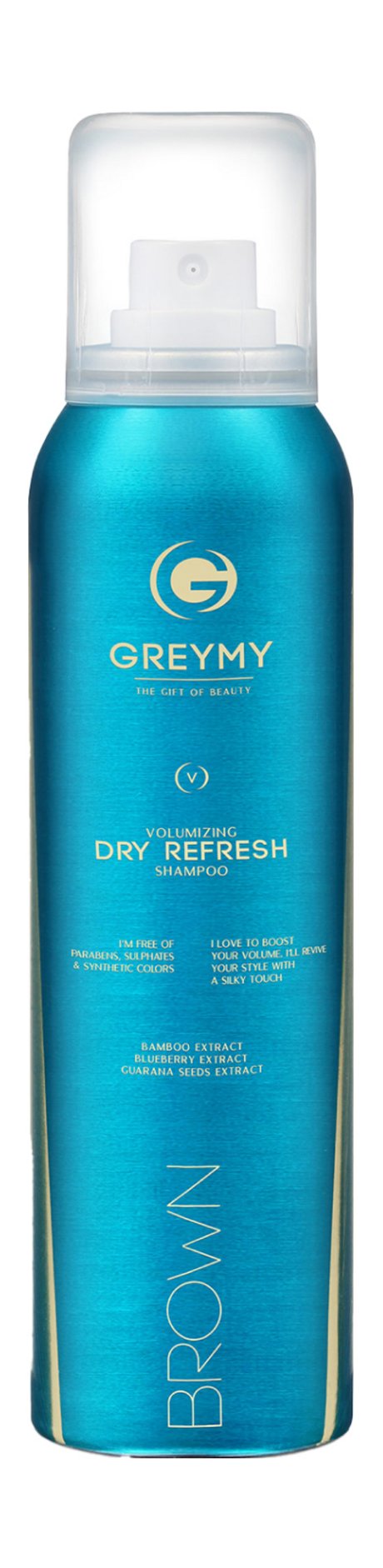 Greymy Volumizing Dry Refresh Shampoo Brown