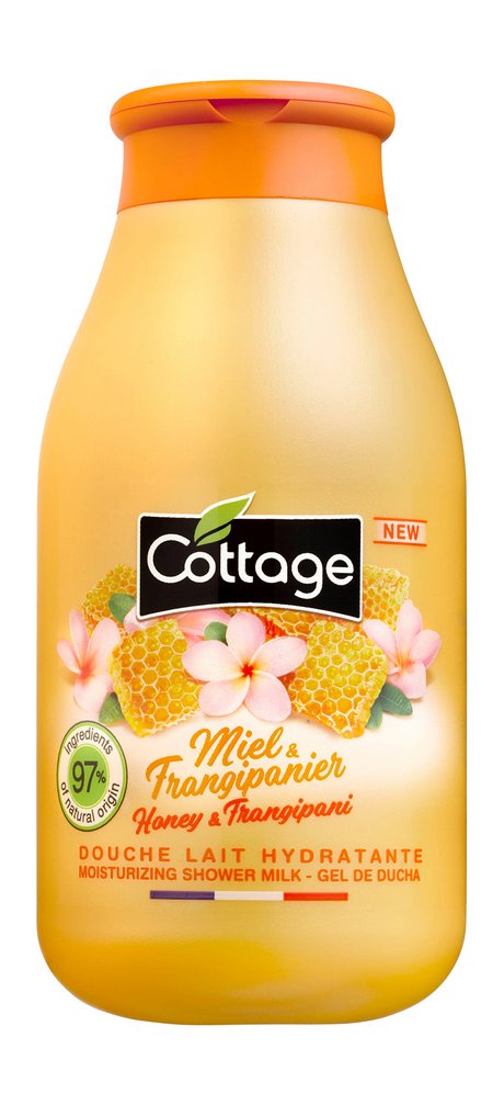 Cottage Honey & Frangipani Moisturizing Shower Milk