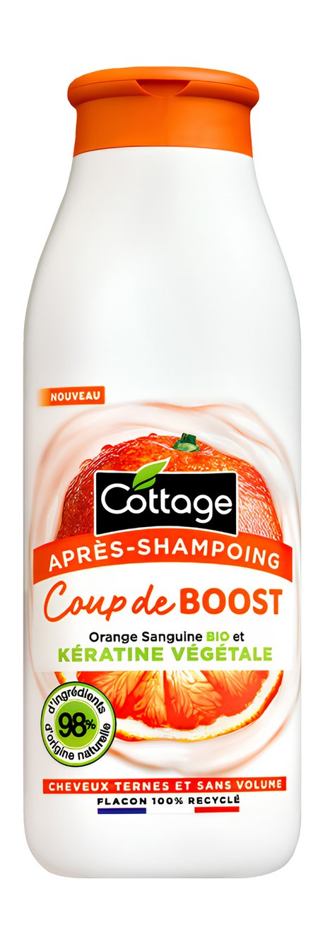 Cottage Vitality Boost Plant-Based Keratin and Organic Blood Orange Conditioner