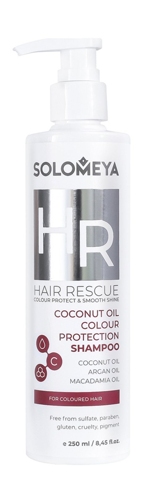 Solomeya Hair Rescue Coconut Oil Colour Protection Shampoo