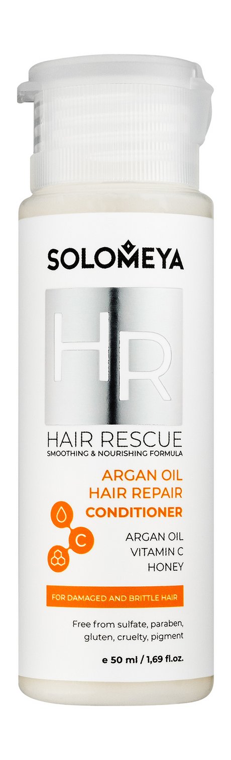 Solomeya Hair Rescue Argan Oil Hair Repair Сonditioner Travel Size