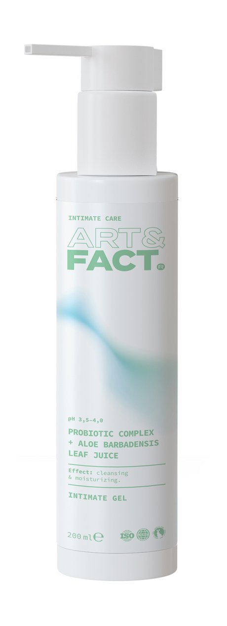 Art&Fact. Intimate Care Cleansing & Moisturizing Intimate Gel