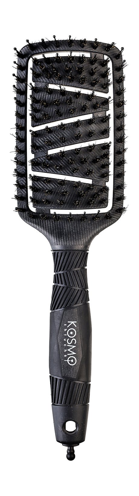 Kosmoshtuchki Professional Bio Blow-Through Comb Black