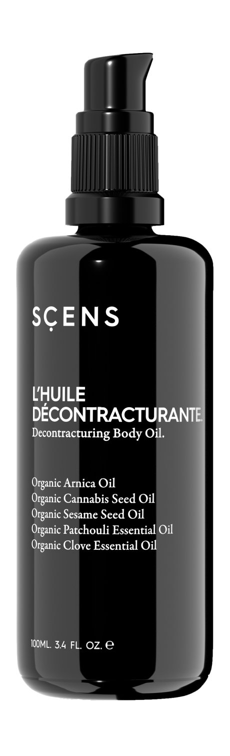 Scens L'Huile Decontracturante. Decontracting Body Oil.