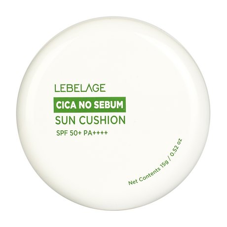 Lebelage Cica No Sebum Sun Cushion SPF 50+ PA++++