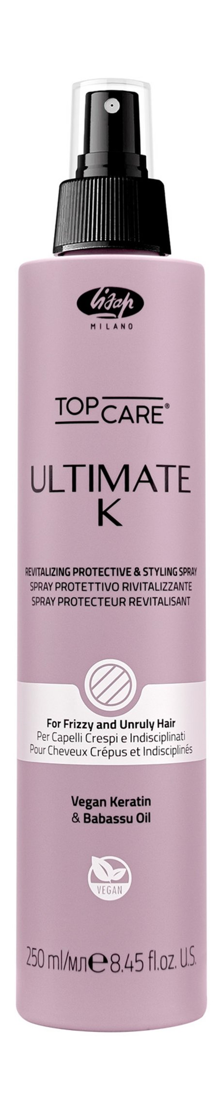 Lisap Milano Top Care Ultimate K Revitalizing Protective & Styling Spray