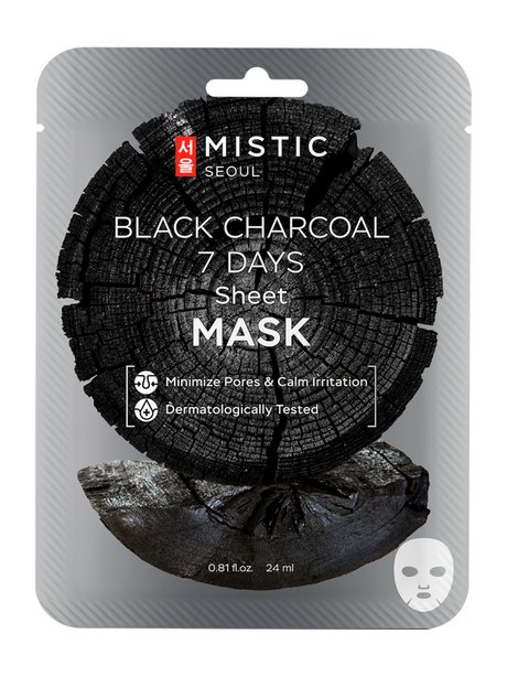 Mistic Black Charcoal 7 Days Sheet Mask