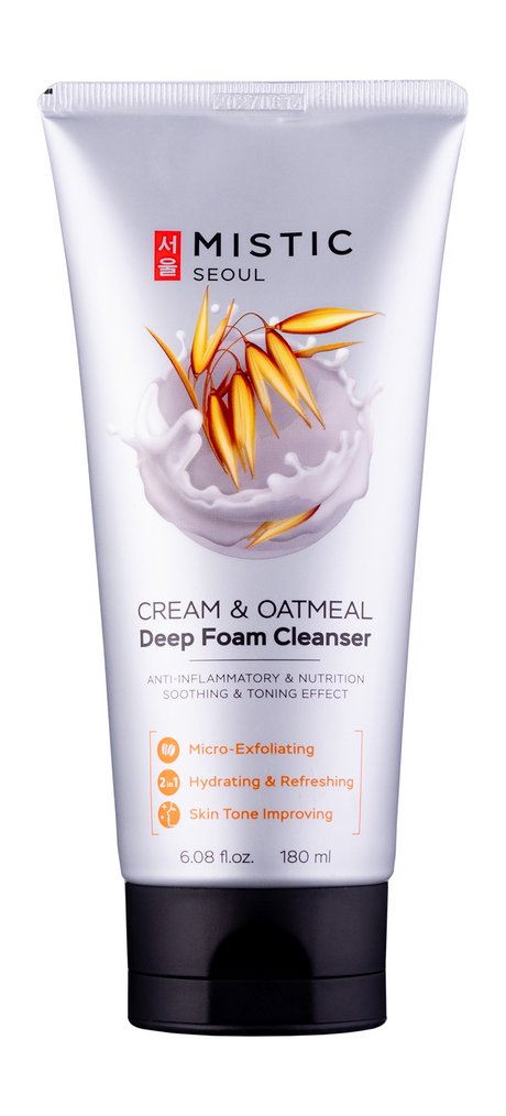 Mistic Cream & Oatmeal Deep Foam Cleanser
