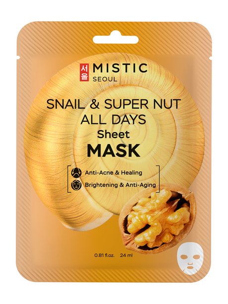 Mistic Snail & Super Nut All Days Sheet Mask