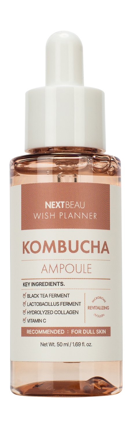 NextBeau Wish Planner Kombucha Biome Ampoule