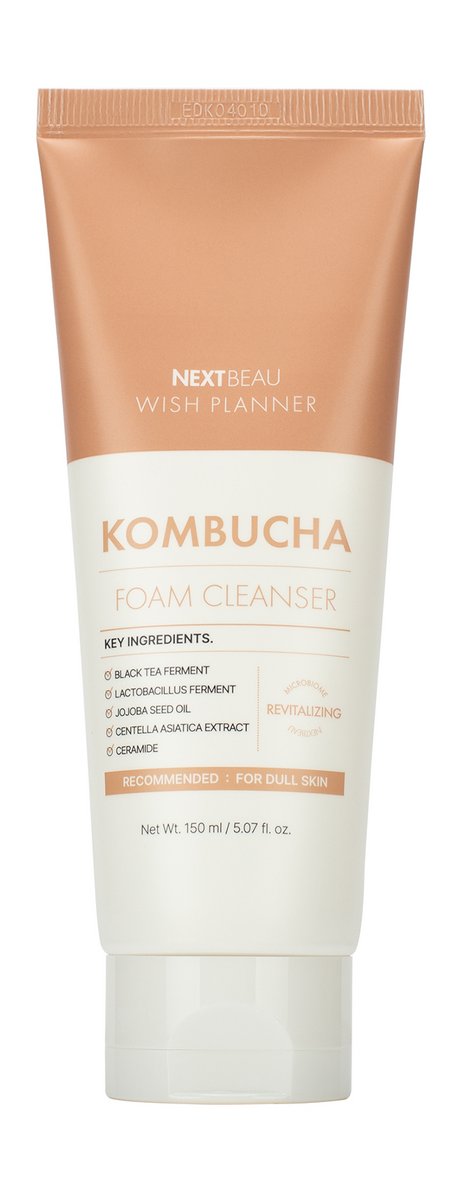 NextBeau Wish Planner Kombucha Biome Foam Cleanser