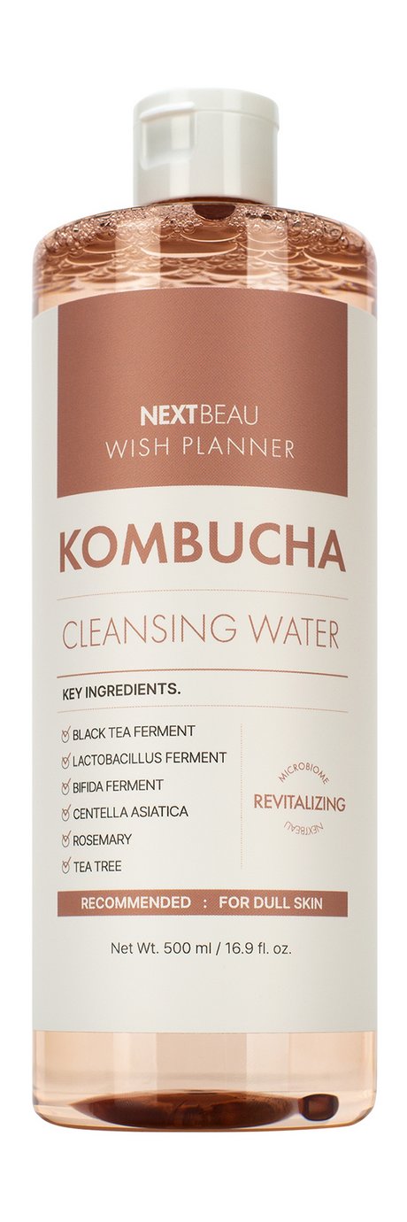 NextBeau Wish Planner Kombucha Biome Cleansing Water