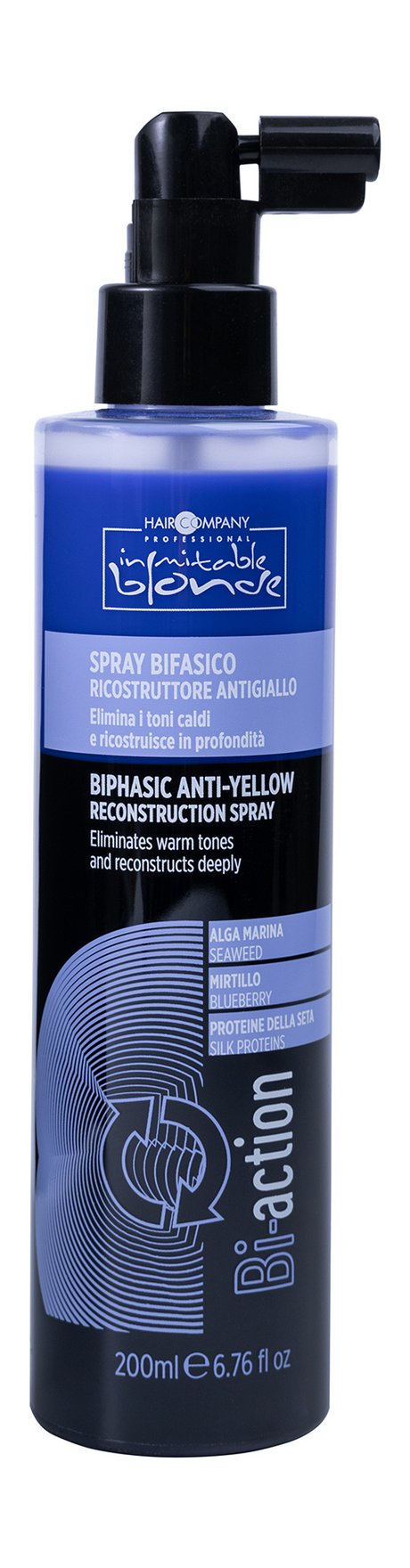 Hair Company Inimitable Blonde Biphasic Anti-Yellow Reconstruction Spray