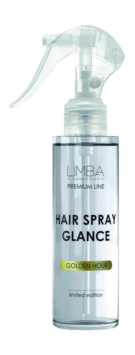 Limba Cosmetics Premium Line Hair Spray Glance Golden Hour Limited Edition