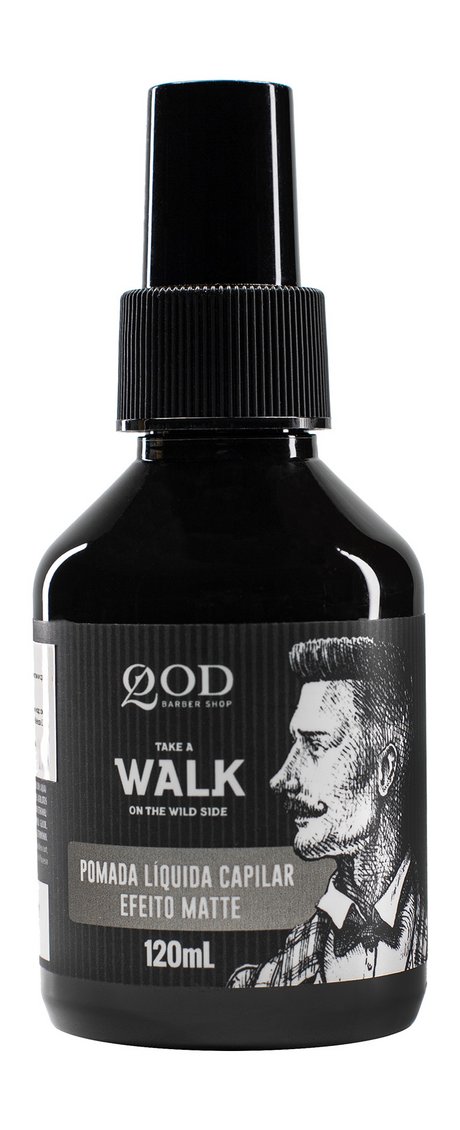QOD Barber Shop Efeito Matte Liquida Capilar Pomada