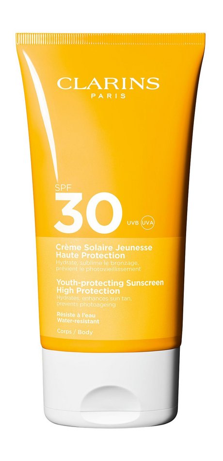 Clarins Youth-Protecting Sunscreen High Protection Body SPF 30 — цена и наличие Clarins Youth-Protecting Sunscreen High Protection Body SPF 30