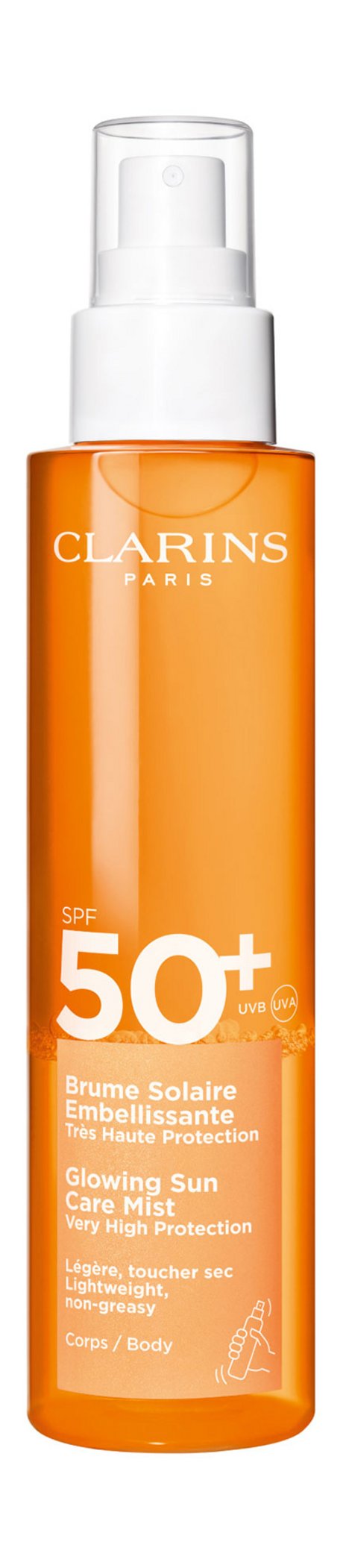 Clarins Glowing Sun Care Mist SPF 50+