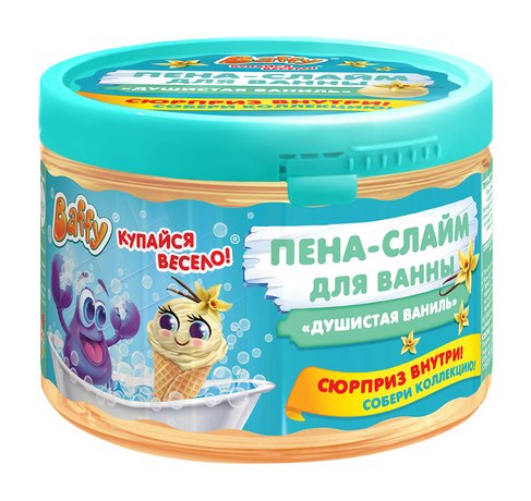 Baffy Пена-слайм для ванны Душистая ваниль