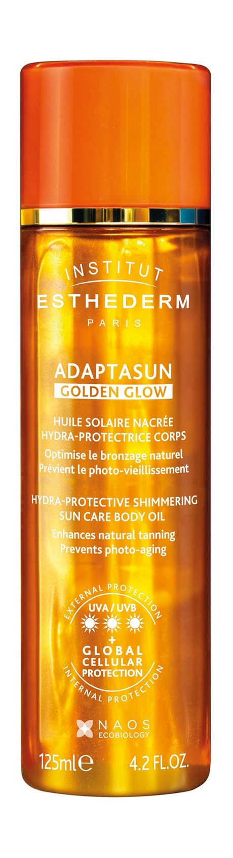 Institut Esthederm Adaptasun Golden Glow Hydra-Protective Shimmering Sun Care Body Oil