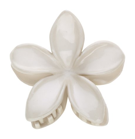 Janeke Hair Claw Clip Ivory Flower