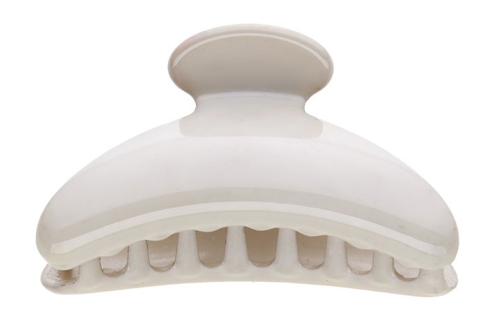 Janeke Hair Claw Clip Medium Ivory