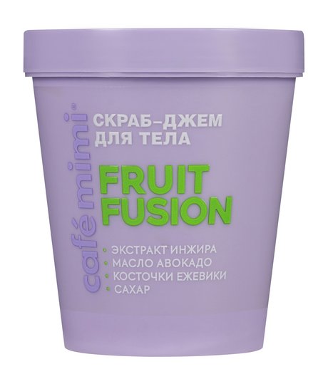 Cafe Mimi Fruit Fusion Скраб-джем для тела