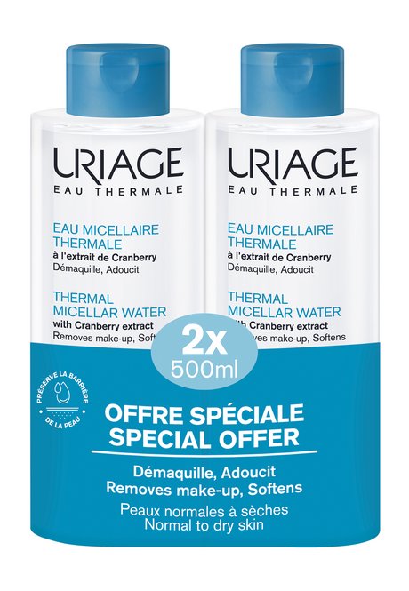 Uriage Thermal Micellar Water Normal to Dry Skin Pack
