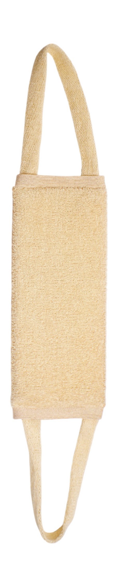 Vival Двусторонняя мочалка с ручками 2-в-1 Бежевая