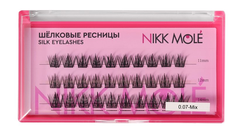 Nikk Mole Silk Eyelashes Mix №13 Favourite