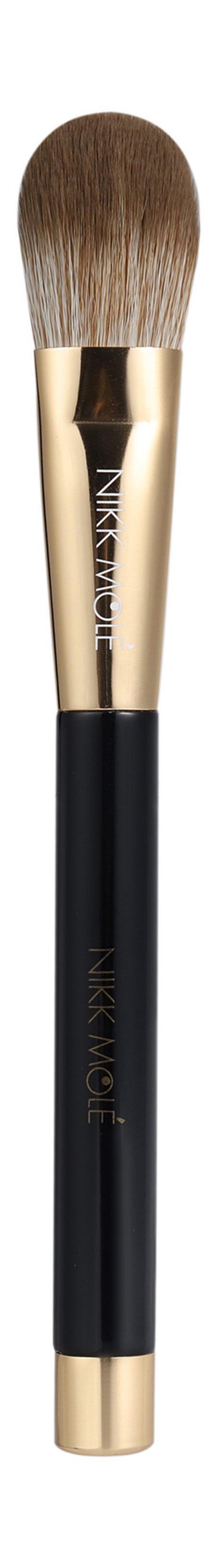 Кисть для сухих и кремовых текстур из синтетического ворса Nikk Mole Black Gold Brush 56