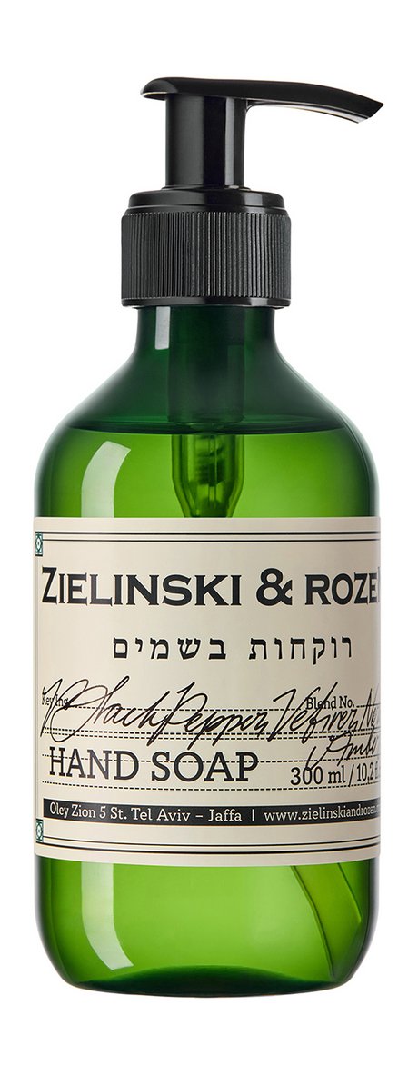 Zielinski & Rozen Black Pepper, Vetiver, Neroli, Amber Hand Soap