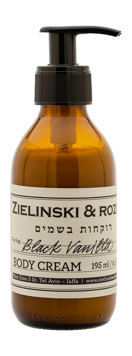 Zielinski & Rozen Black Vanilla Body Cream